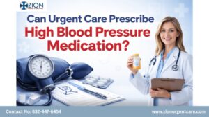 can urgent care prescribe high blood pressure medication