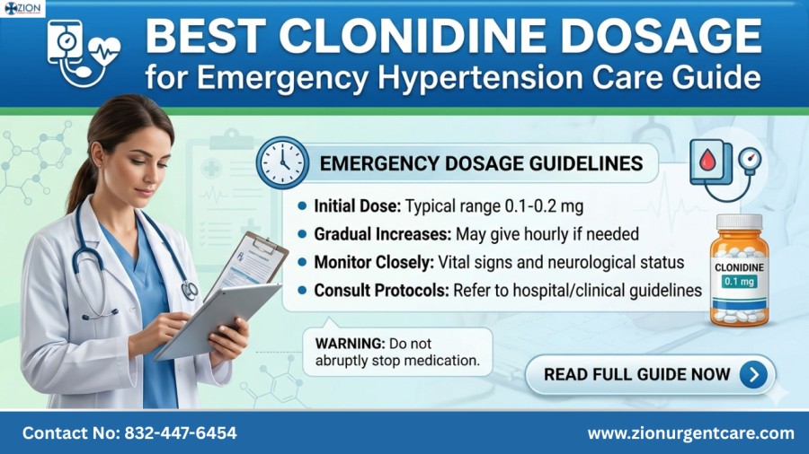 clonidine dosage for emergency hypertension